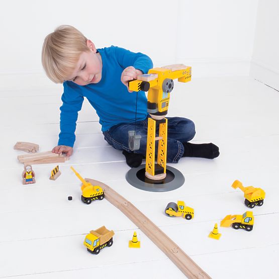 Bigjigs Rail Crane i građevinski strojevi