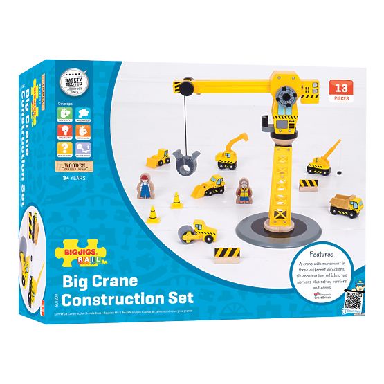 Bigjigs Rail Crane i građevinski strojevi