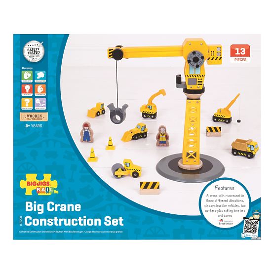 Bigjigs Rail Crane i građevinski strojevi