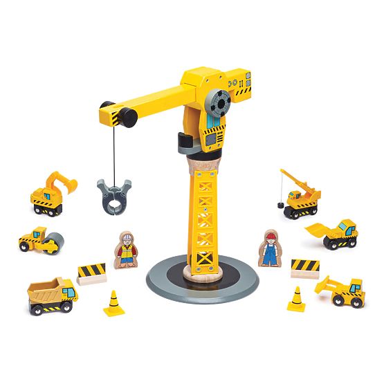 Bigjigs Rail Crane i građevinski strojevi