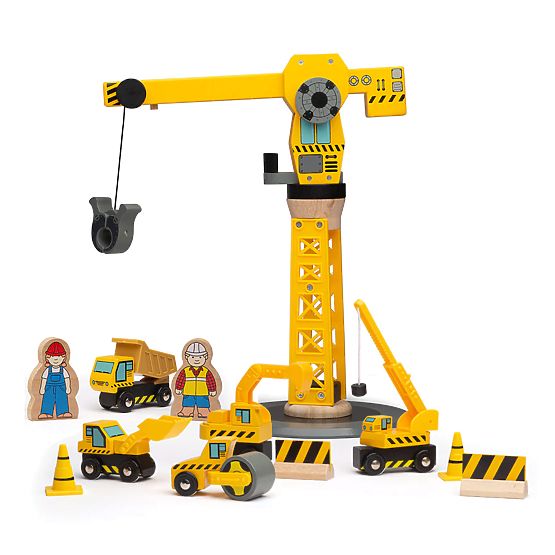 Bigjigs Rail Crane i građevinski strojevi