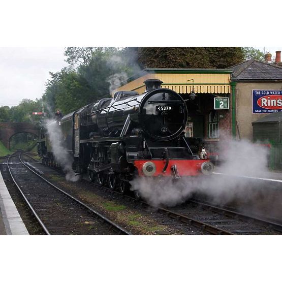 Bigjigs Rail Drvena replika lokomotive Black 5 motor