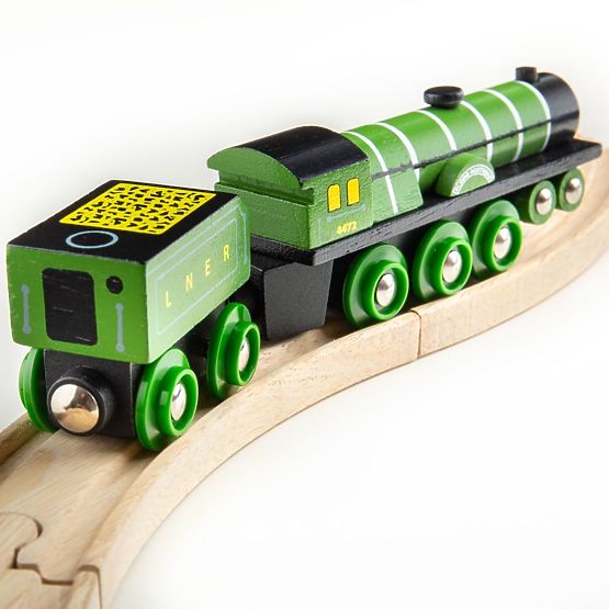 Bigjigs Rail Drvena replika lokomotive Flying Scotsman