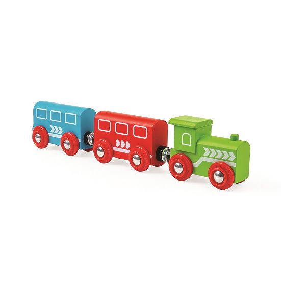 Bigjigs Rail Drvena željeznička pruga sa seoskom cestom 80 dijelova