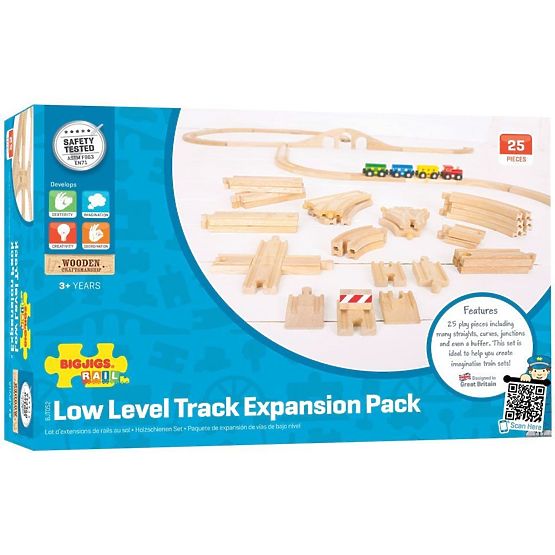 Bigjigs Rail Drvene tračnice set 25 dijelova