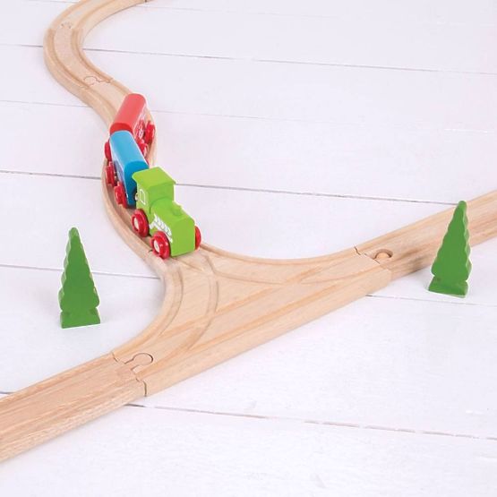 Bigjigs Rail T sklopka 2 kom