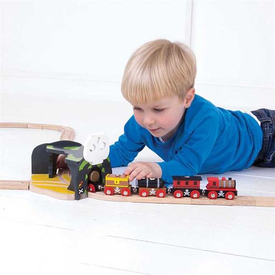 Bigjigs Rail Tunnel s prekidačem u špilji lubanje