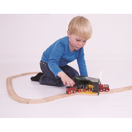 Bigjigs Rail Tunnel s prekidačem u špilji lubanje
