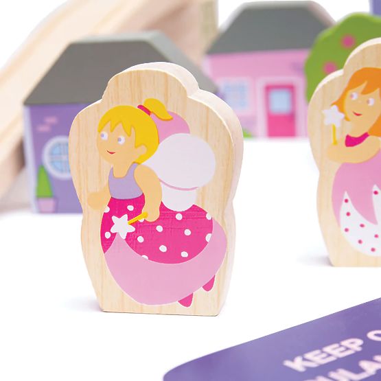 Bigjigs Rail Velika drvena željeznička pruga za princeze