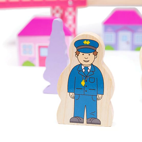 Bigjigs Rail Velika drvena željeznička pruga za princeze