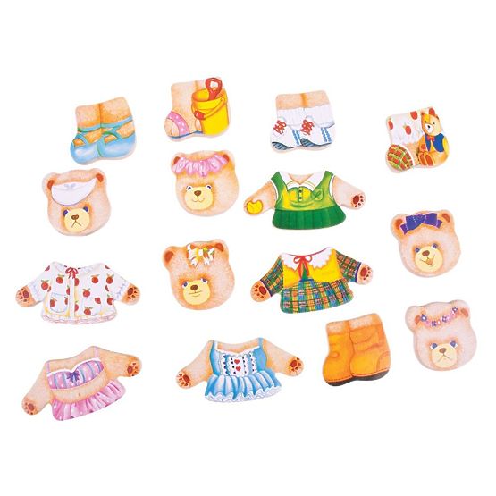 Bigjigs Toys Bear Family Dress Up Puzzle