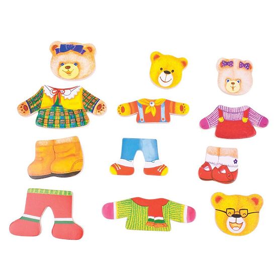 Bigjigs Toys Bear Family Dress Up Puzzle