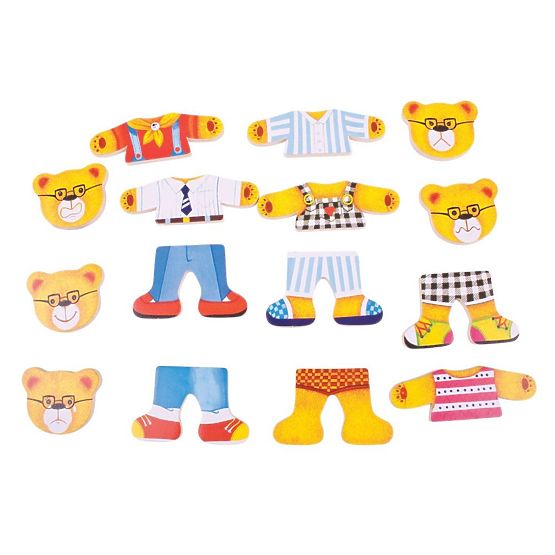 Bigjigs Toys Bear Family Dress Up Puzzle
