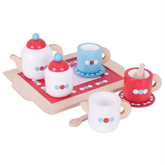 Bigjigs Toys Čajni set s točkicama