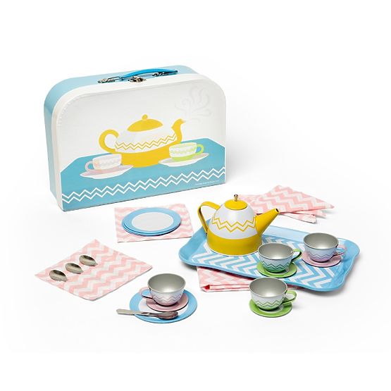 Bigjigs Toys Čajni set u kovčegu