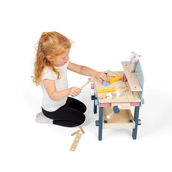 Bigjigs Toys Dječji radni stol s alatom