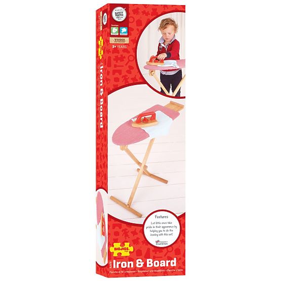 Bigjigs Toys Drvena daska za glačanje s glačalom - oštećena ambalaža