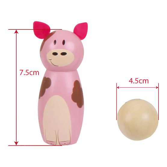 Bigjigs Toys Drvena farma kuglana