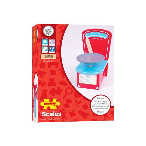 Bigjigs Toys Drvena kuhinjska vaga
