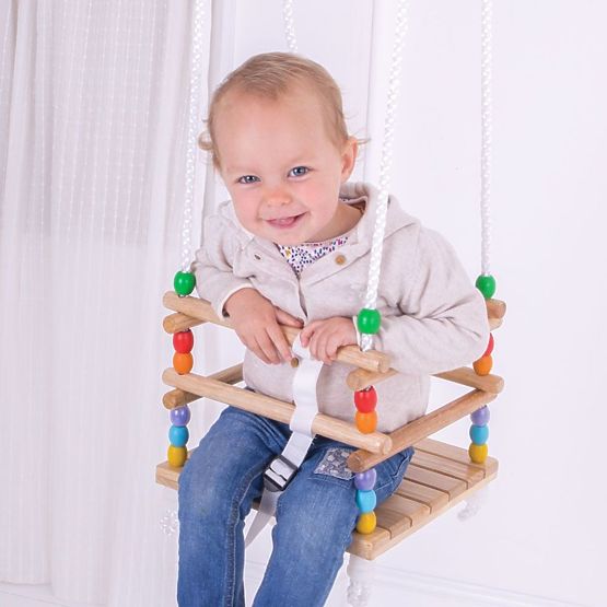 Bigjigs Toys drvena ljuljačka od perli