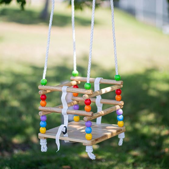 Bigjigs Toys drvena ljuljačka od perli