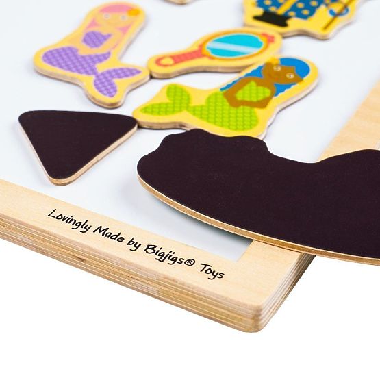 Bigjigs Toys Drvena magnetna ploča