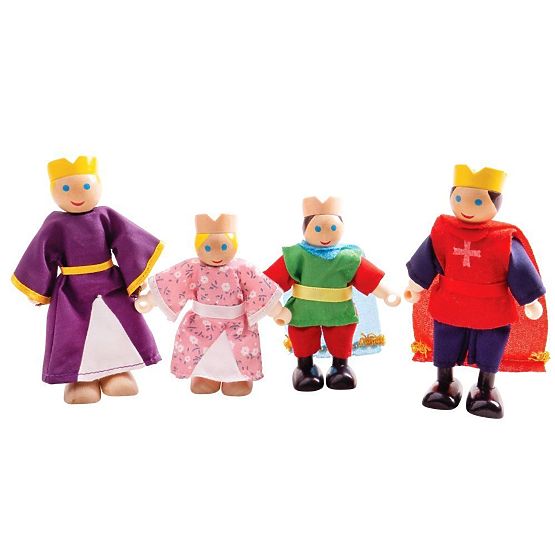 Bigjigs Toys Drvene figurice kraljevska obitelj