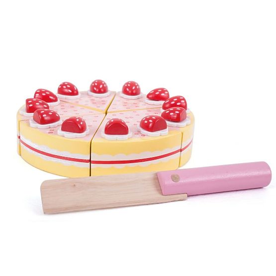 Bigjigs Toys Drveni kolač s jagodama