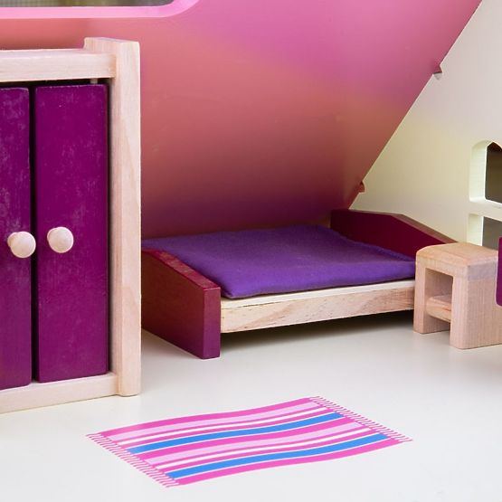 Bigjigs Toys Drveni namještaj za kućice za lutke