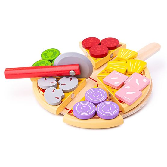 Bigjigs Toys Drveni rezač za pizzu