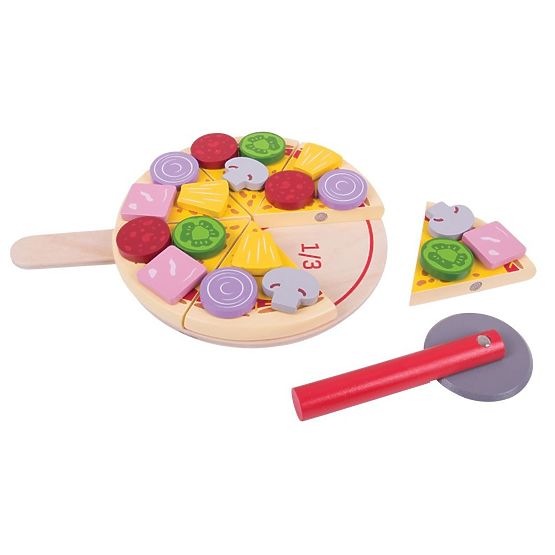 Bigjigs Toys Drveni rezač za pizzu
