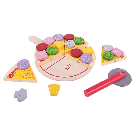 Bigjigs Toys Drveni rezač za pizzu