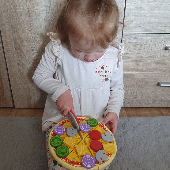 Bigjigs Toys Drveni rezač za pizzu