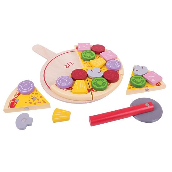 Bigjigs Toys Drveni rezač za pizzu