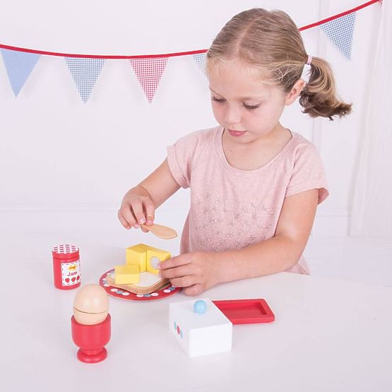 Bigjigs Toys Drveni set za doručak