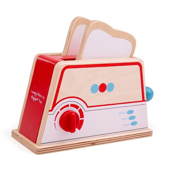 Bigjigs Toys Drveni toster s točkicama