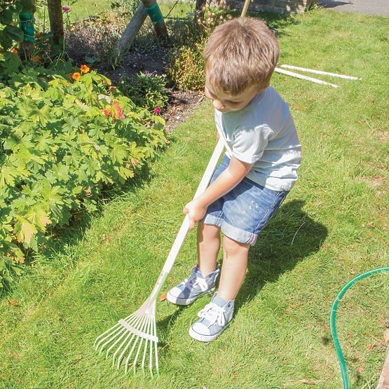 Bigjigs Toys Green Leaf vrtne grablje