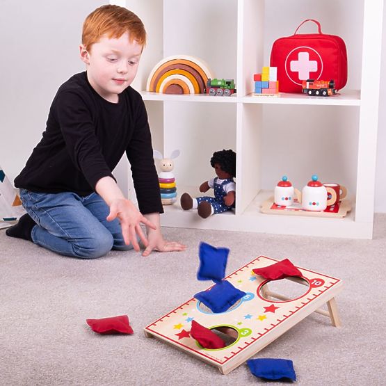 Bigjigs Toys Igra bacanja jastuka