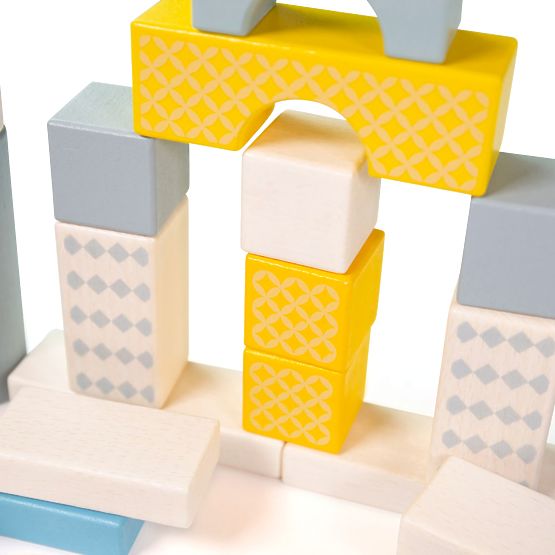 Bigjigs Toys Kanta s kockama 50 kom