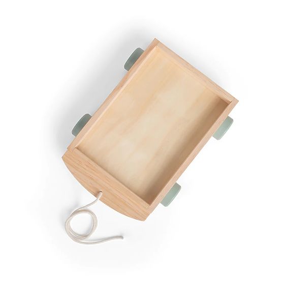 Bigjigs Toys Kolica s drvenim kockama