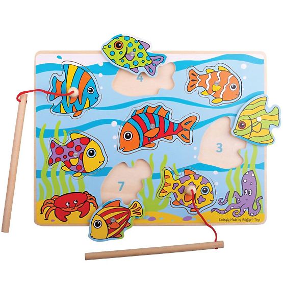Bigjigs Toys Lov ribe na dasci