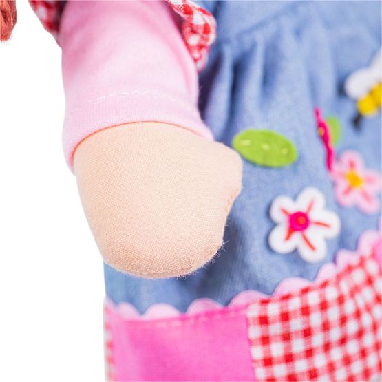 Bigjigs Toys Lutka od tkanine Melody 34 cm