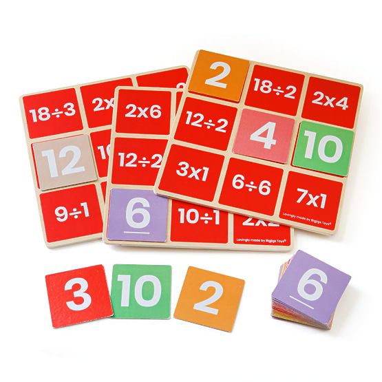 Bigjigs Toys Matematički bingo Množenje i dijeljenje