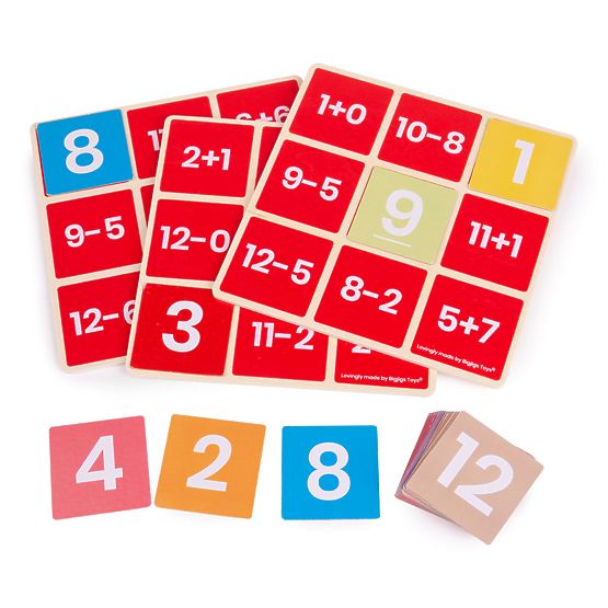 Bigjigs Toys Matematički bingo Zbrajanje i oduzimanje