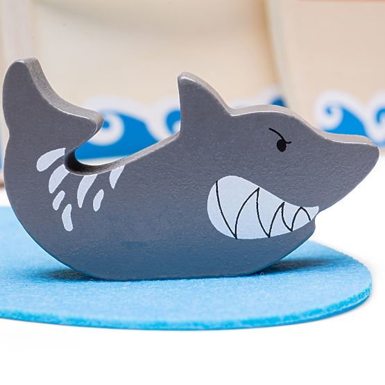 Bigjigs Toys Piratski brod s piratima