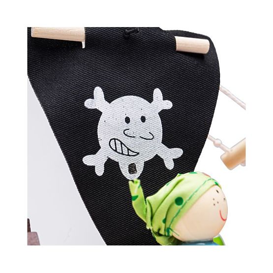 Bigjigs Toys Piratski brod s piratima