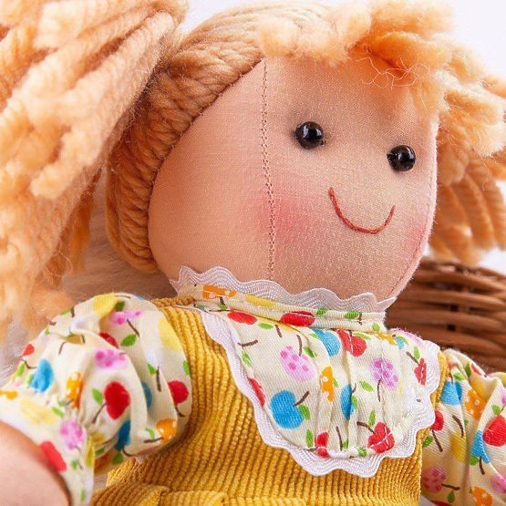 Bigjigs Toys Platnena lutka Daisy 28 cm