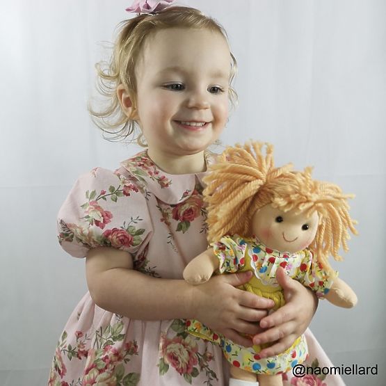 Bigjigs Toys Platnena lutka Daisy 28 cm