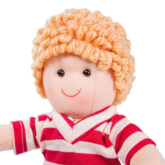 Bigjigs Toys Platnena lutka Harry 28 cm