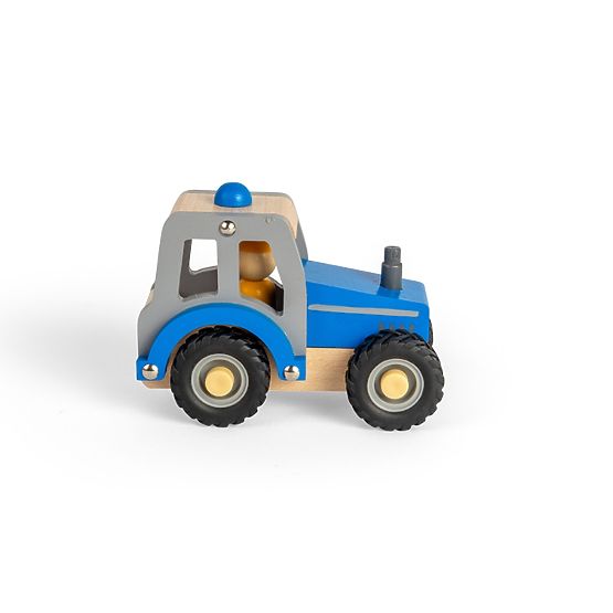 Bigjigs Toys Plavi traktor
